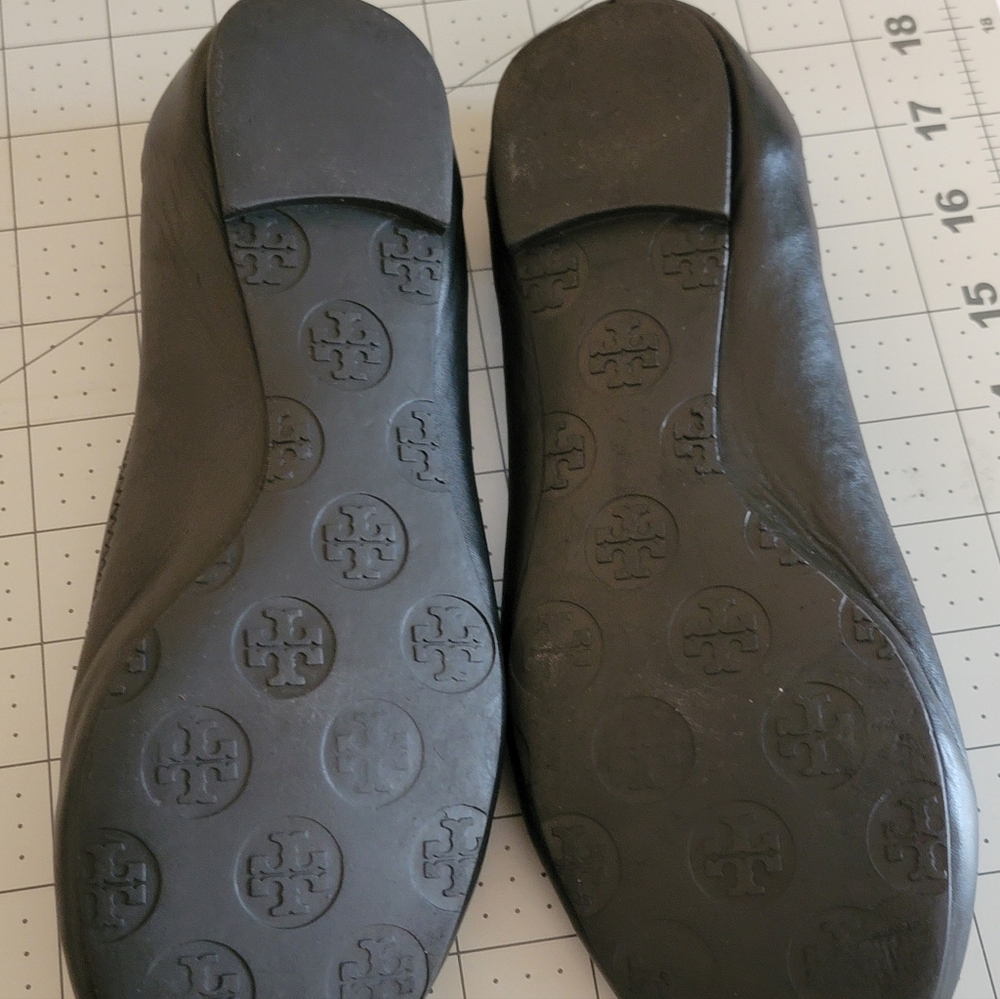Tory Burch Black Ballet Flats - Picture 3 of 9